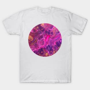 Pink Passion / Acrylic Pouring T-Shirt